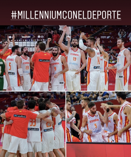 #Millenniumconeldeporte La selección española y la Copa Mundial de Baloncesto (China 2019)